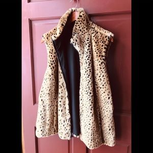 Women’s Faux Fur Reversible Vest